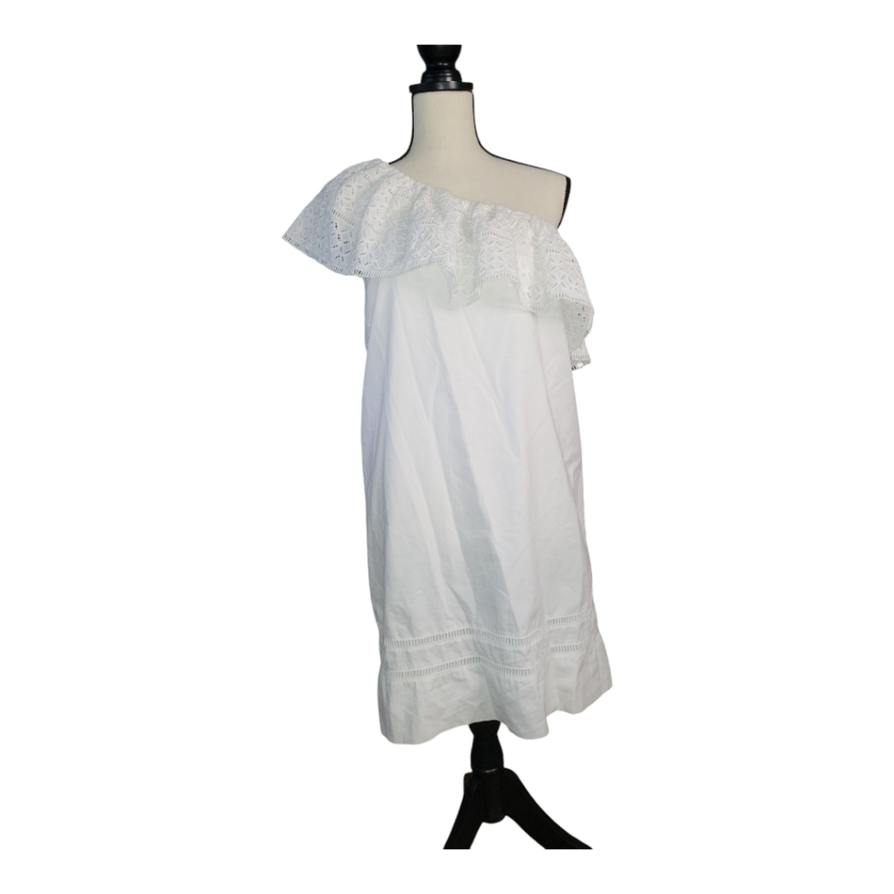 💕Abercrombie & Fitch one shoulder 100% cotton summer dress